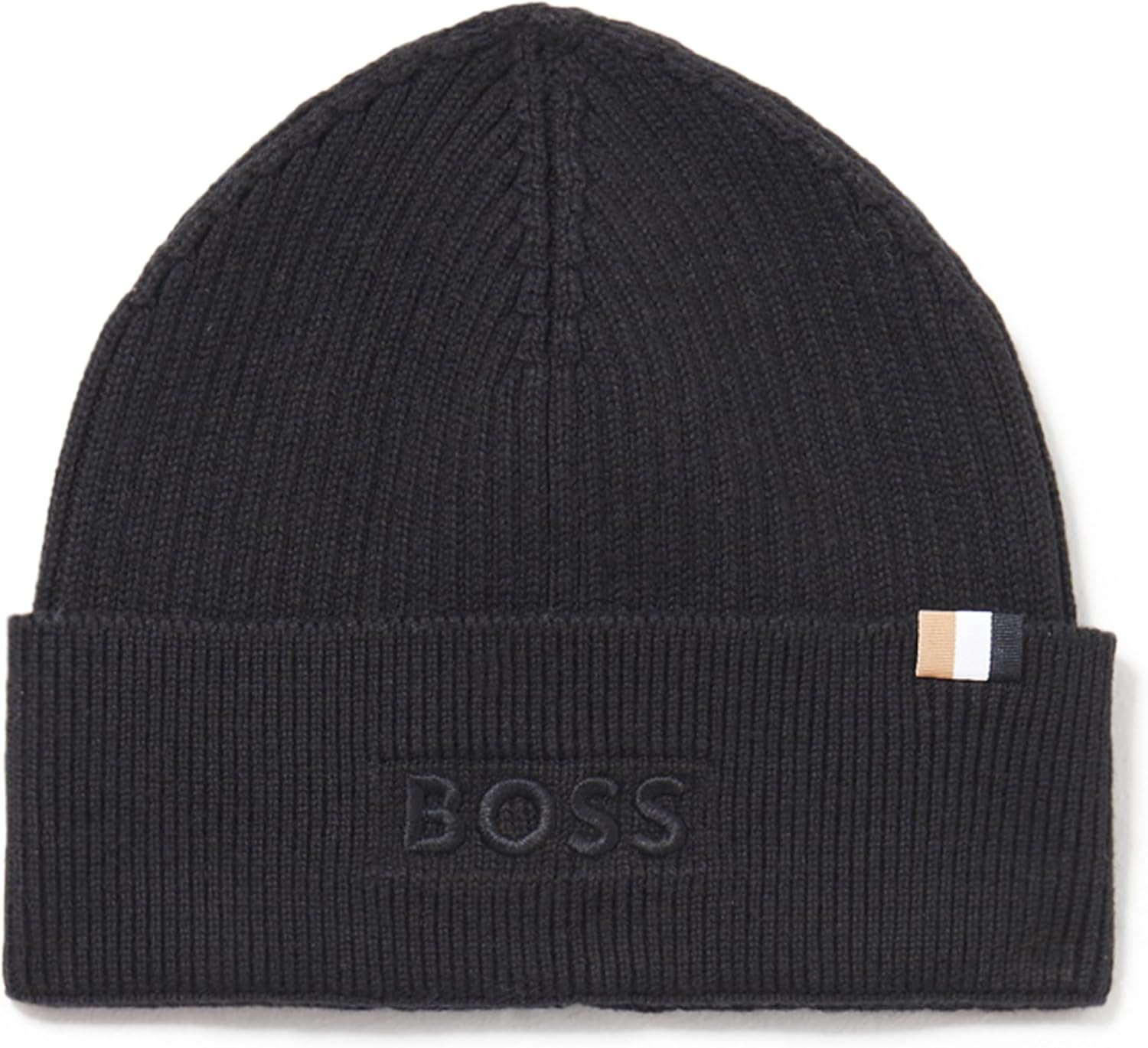 Hugo Boss Men's Magico Beanie, Black One Size Black