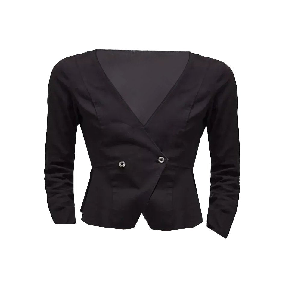Free People Women's City Life Blouse, Black Black