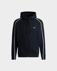 Hugo Boss Men's Saggy 1 Full Zip Sweatshirt, Blue