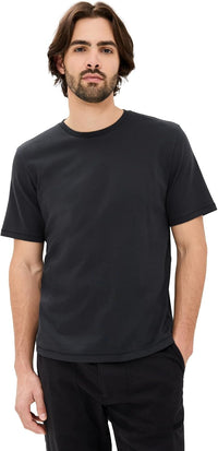 rag & bone Men's Pure Pima Tee, Black S Black