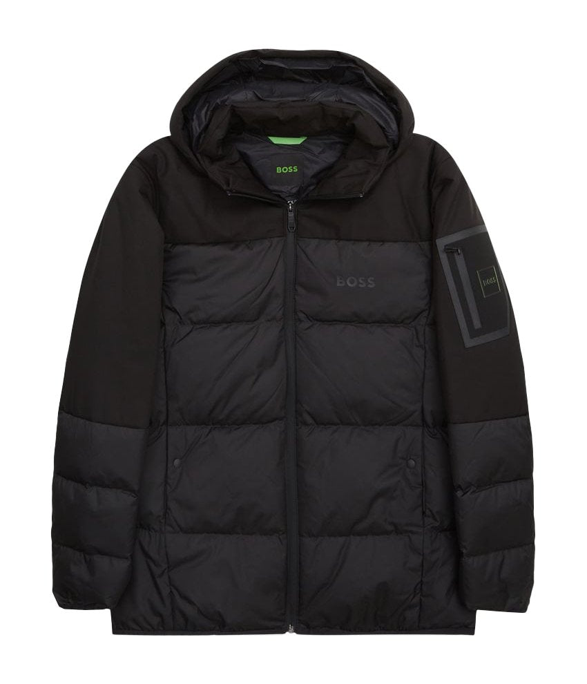 Hugo Boss Men's J Hamar 3 Puffer Jacket, Black Black