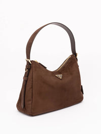 Prada Prada Women Suede Shoulder Bag