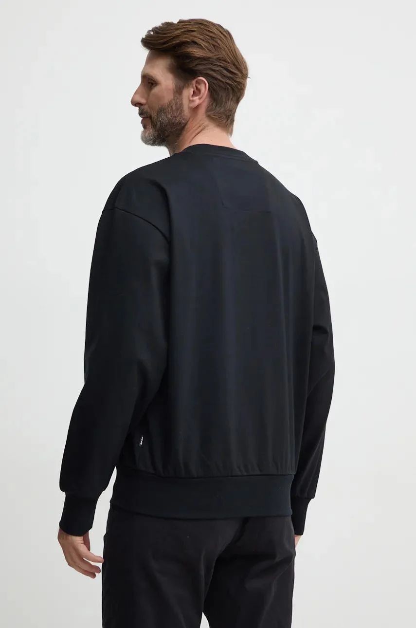 Hugo Boss Men's Soleri 1895 Crewneck Sweater, Black