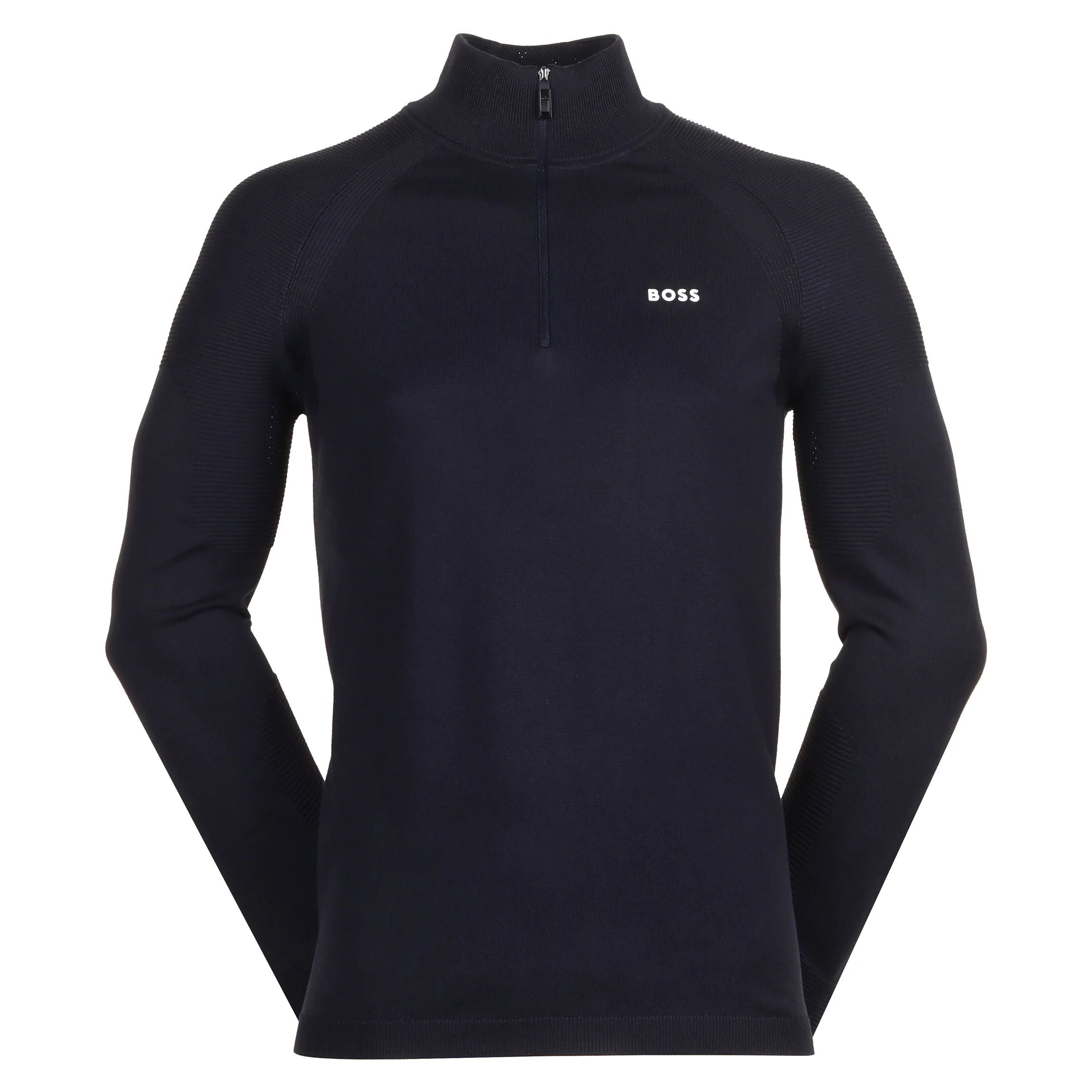 Hugo Boss Men's Perfom-X Quarter Zip Sweatshirt, Blue Blue