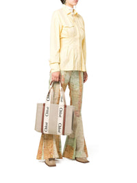 Chloe` Chloe` Women Woody Linen Tote Bag