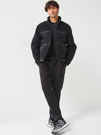 Hugo Boss Men's Snoozy Fleece Puffer Coat, Black