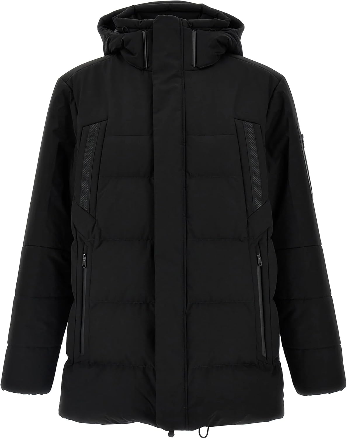 Hugo Boss Men's Havoc Heavy Zip-Up Coat, Black Black