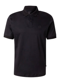 Hugo Boss Men's Parlay 1895 Short Sleeve Polo, Black Black