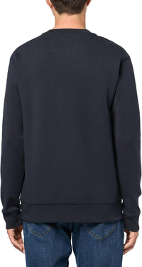 Hugo Boss Men's Salbo Iconic Logo Crewneck Sweater, Blue