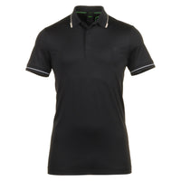 Hugo Boss Men's Paul Pro Short Sleeve Polo, Black Black