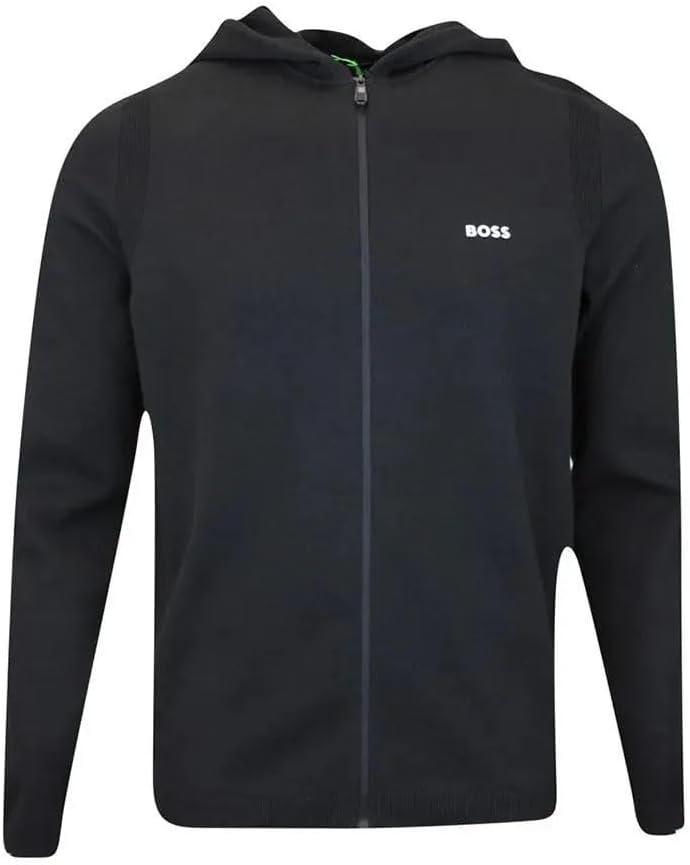 Hugo Boss Men's Ever-X Full Zip Sweatshirt, Black Black
