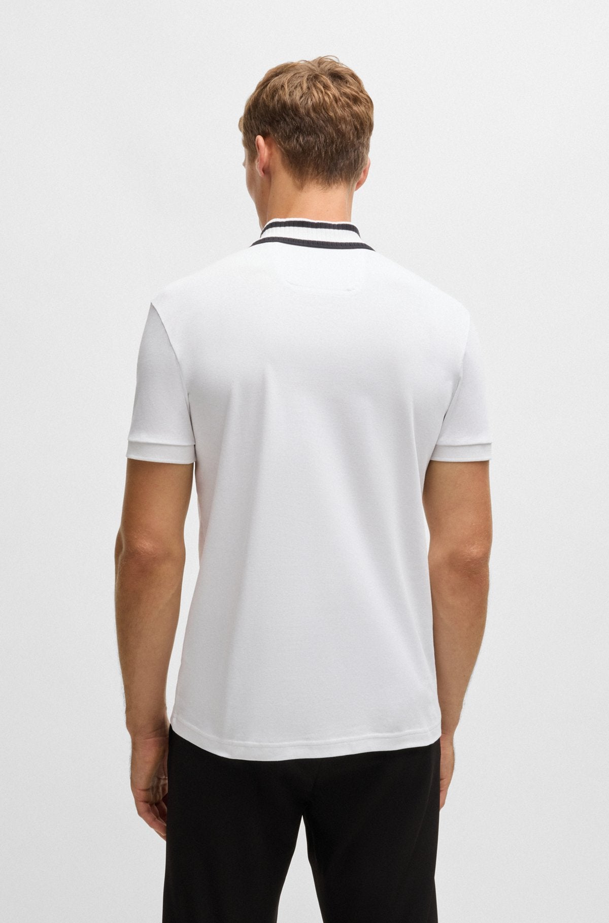 Hugo Boss Men's Paule Short Sleeve Polo, White