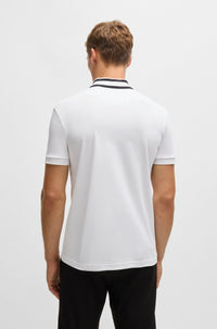 Hugo Boss Men's Paule Short Sleeve Polo, White