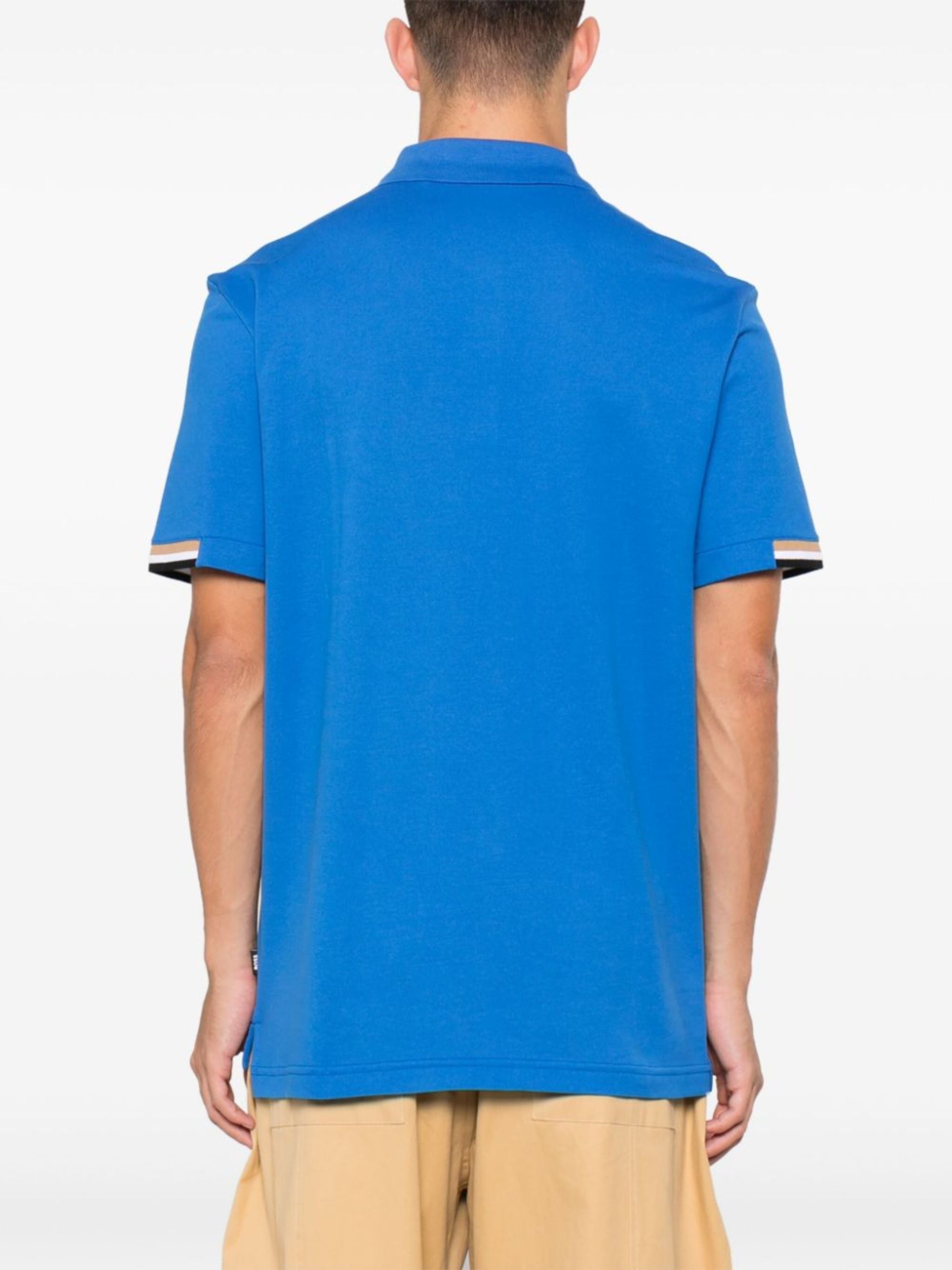 Hugo Boss Men's Parlay 147 Short Sleeve Polo, Bright Blue