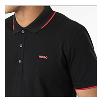 Hugo Men's Dinoso222 Slim Fit Polo, Black