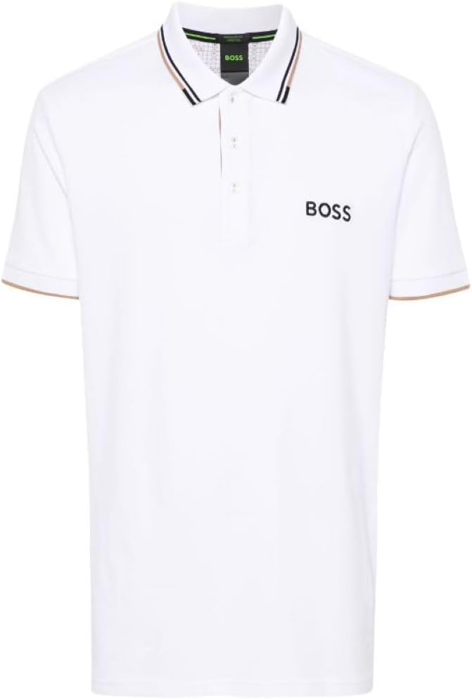 Hugo Boss Men's Paddy Pro Sretch Polo, White White