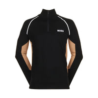 Hugo Boss Men's Hydro-X Quarter Zip Sweatshirt, Black Black