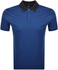 Hugo Boss Men's Phillipson 117 Short Sleeve Polo, Royal Blue Royal Blue