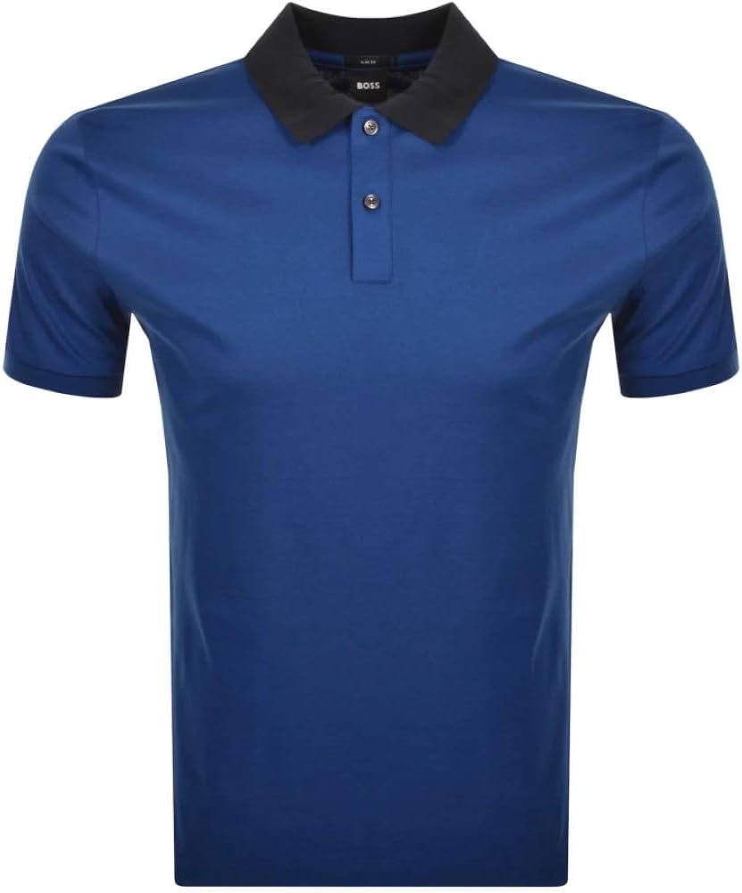 Hugo Boss Men's Phillipson 117 Short Sleeve Polo, Royal Blue Royal Blue