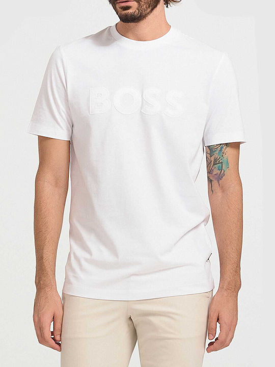 Hugo Boss Men's Thompson 60 Crew Neck T-Shirt, White