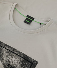Hugo Boss Men's Tee 9 Graphic Print Tee, Light Beige