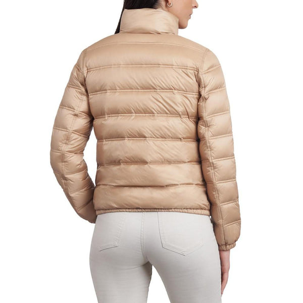 Michael Michael Kors Women's Reversible Packable Jacket, Bone/Buff