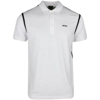 Hugo Boss Men's Paddy Tape Stretch Polo, White White