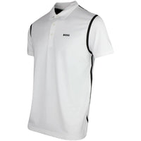 Hugo Boss Men's Paddy Tape Stretch Polo, White
