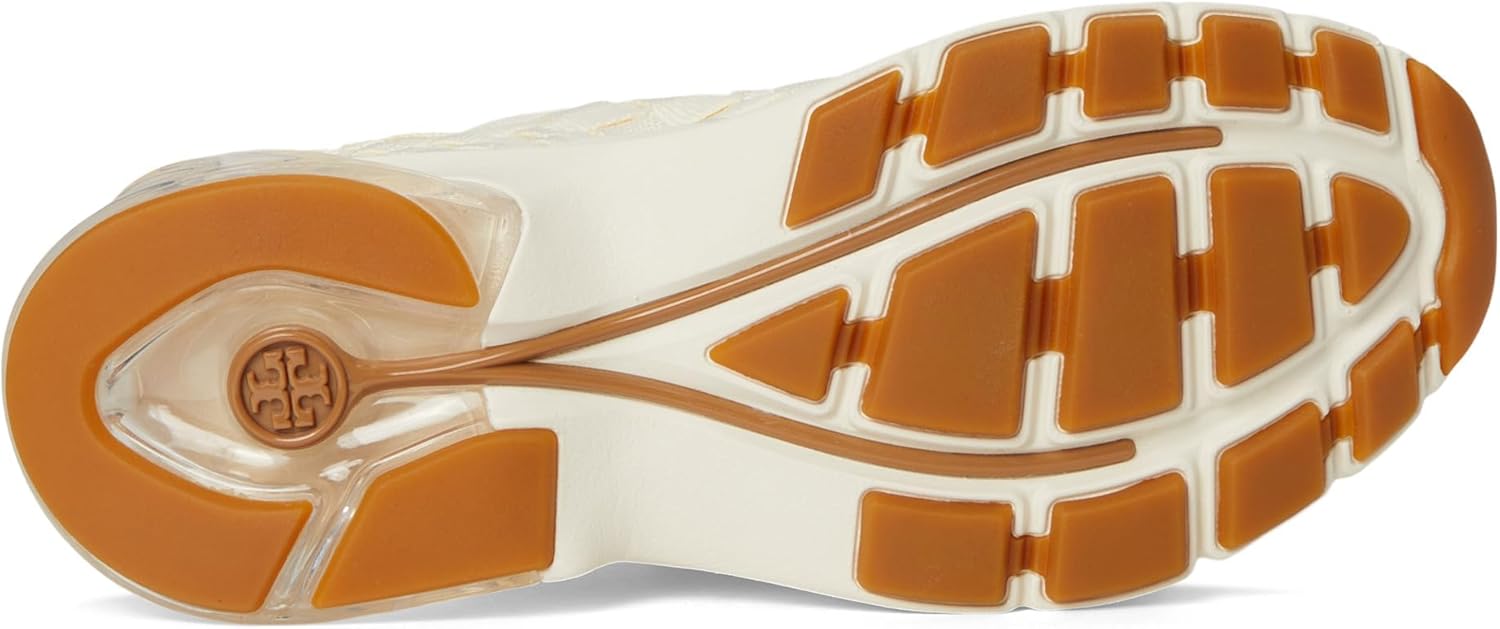 Tory Burch Women's Good Luck Woven Trainers, New Ivory