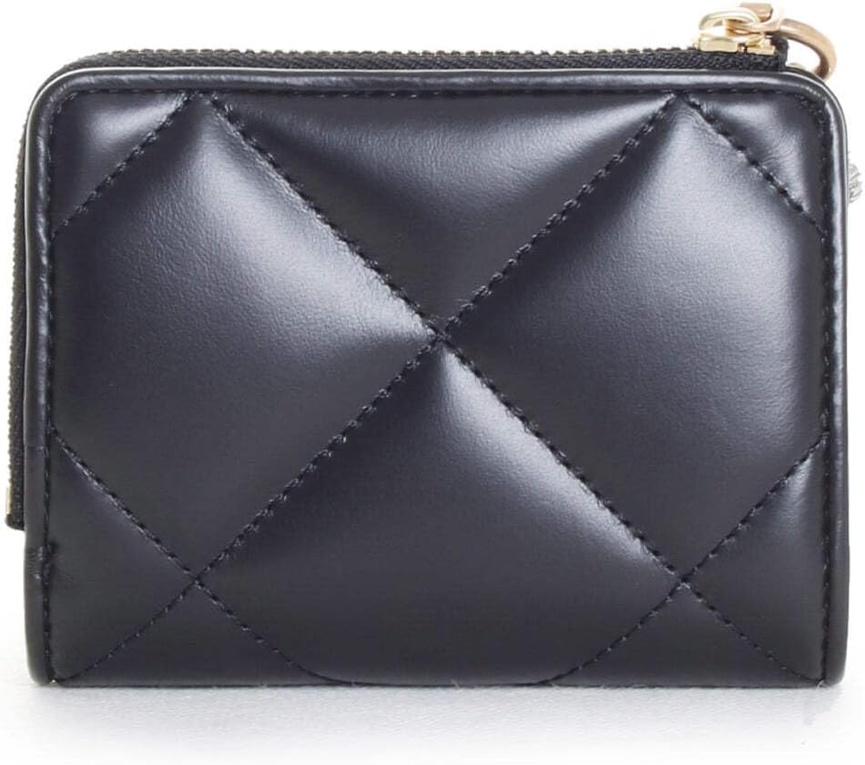 Tory Burch Women's Kira Charm Diamond Quilt Bi-Fold Wallet