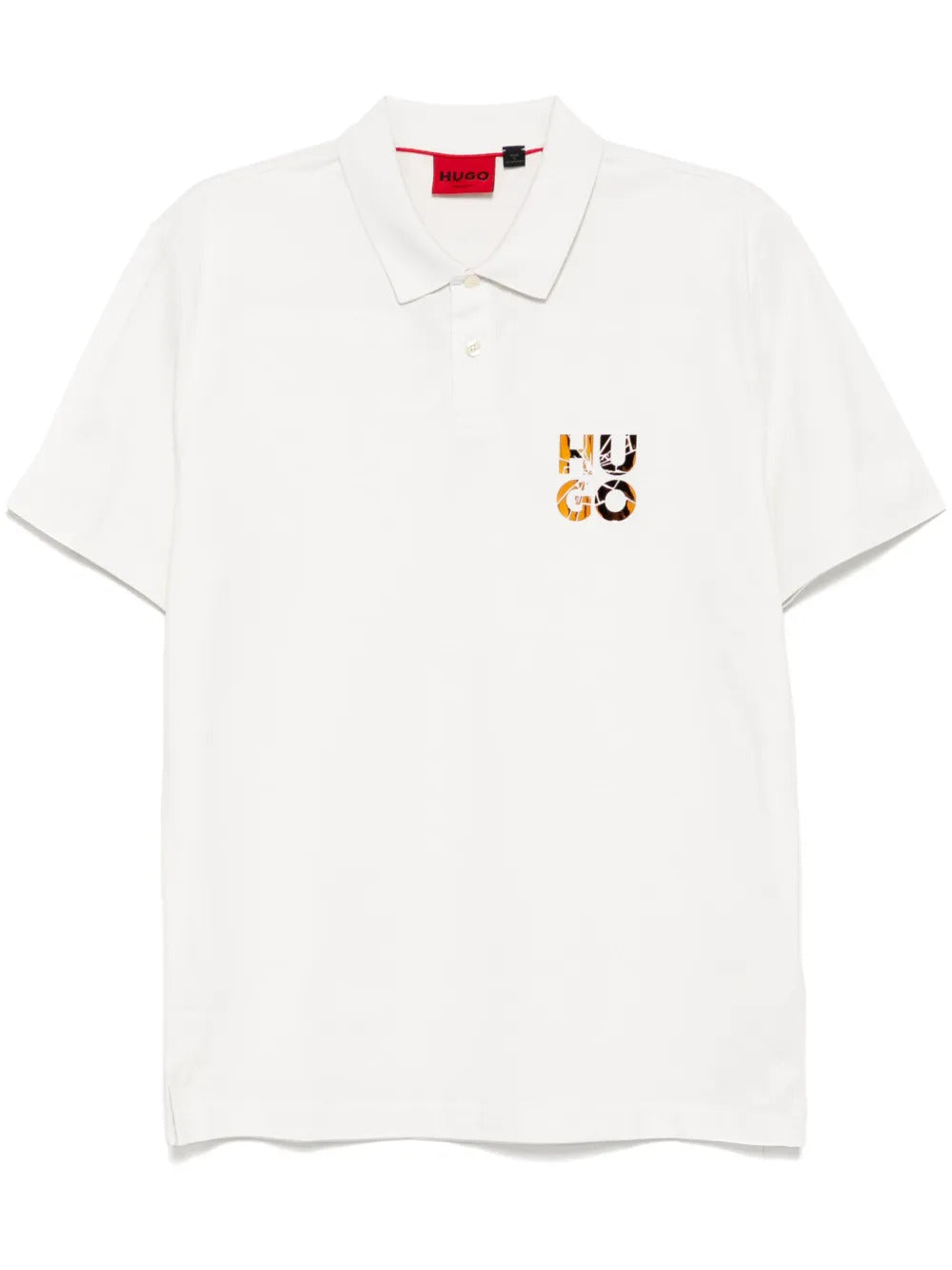 Hugo Men's Diridupol Short Sleeve Polo Shirt, White White