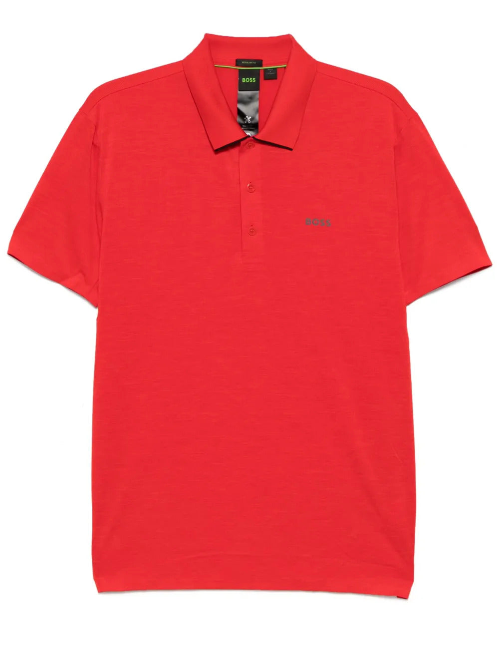 Hugo Boss Men's Paddytech Short Sleeve Polo, Red Red