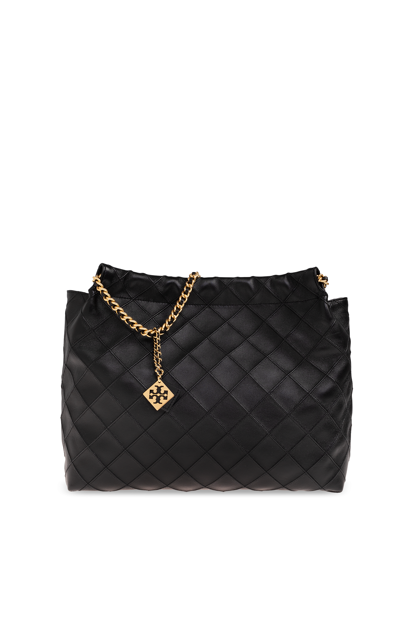 Tory Burch Women's Fleming Large Hobo Bag, Black