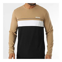 Hugo Boss Men's Balance Long Sleeve Shirt, Black Black