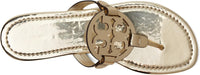 Tory Burch Women's Miller Mirrored Metallic Sandal, Gold