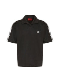 Hugo Boss Men's Dalpars Short Sleeve Polo, Black Black