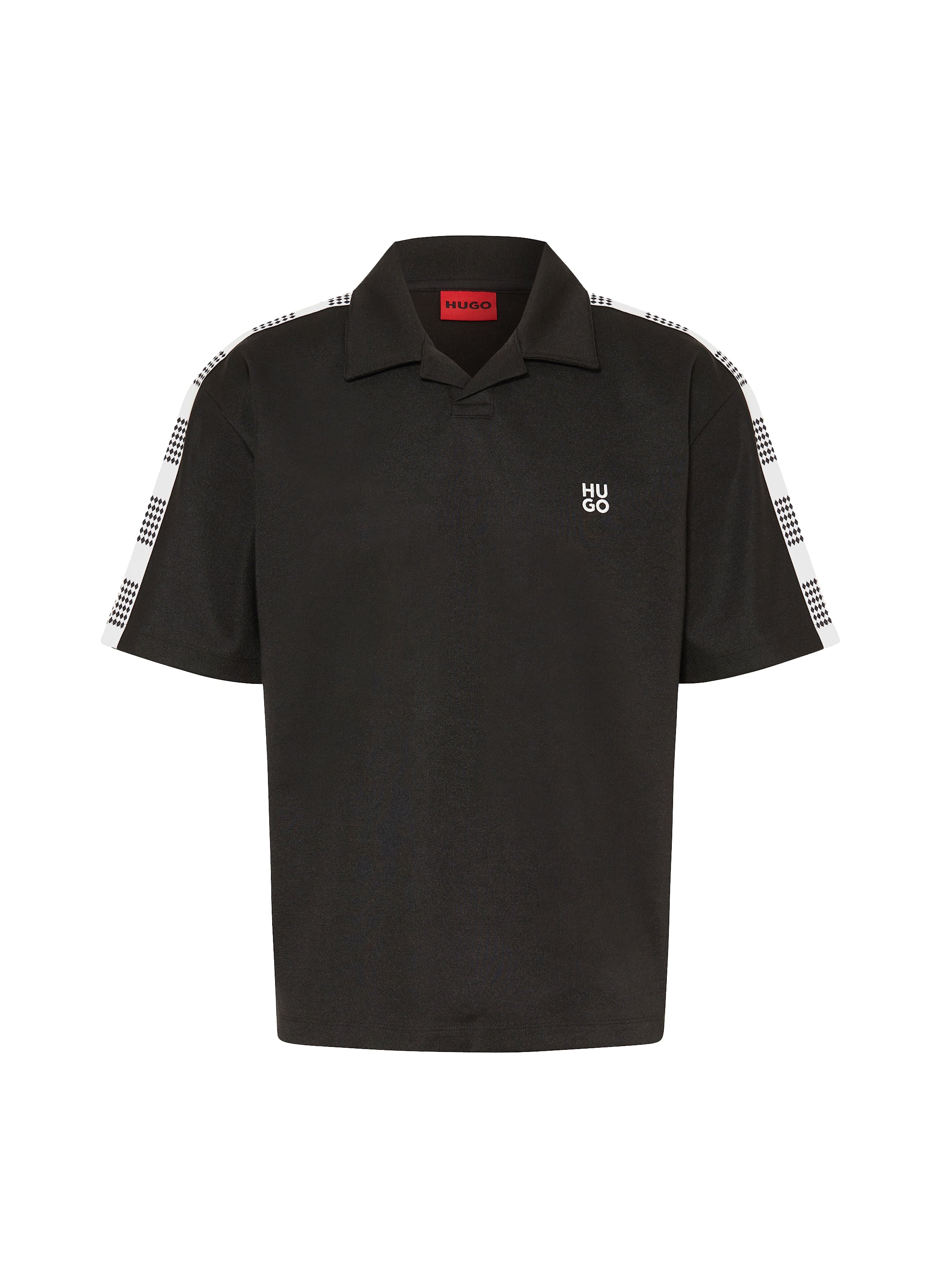 Hugo Boss Men's Dalpars Short Sleeve Polo, Black Black