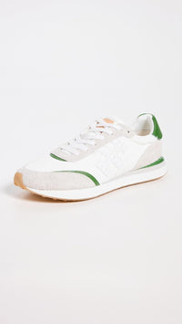 Tory Burch Women's Destiny Trainers, White/Purity/Pale Green