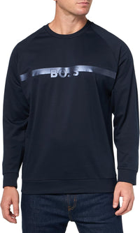 Hugo Boss Men's Authentic Crewneck Sweatshirt, Space Cadet Blue