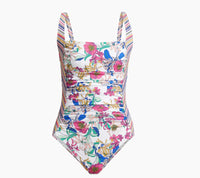 Johnny Was Women's Marilyn Ruched One-Piece, Aldrich Aldrich