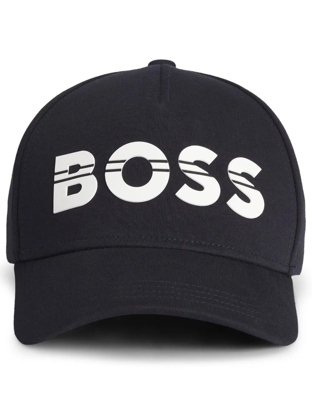 Hugo Boss Men's Pyer Cotton Baseball Cap, Dark Blue One Size Dark Blue