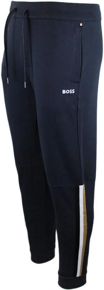 Hugo Boss Men's Cotton Iconic Pants, Dark Blue Dark Blue