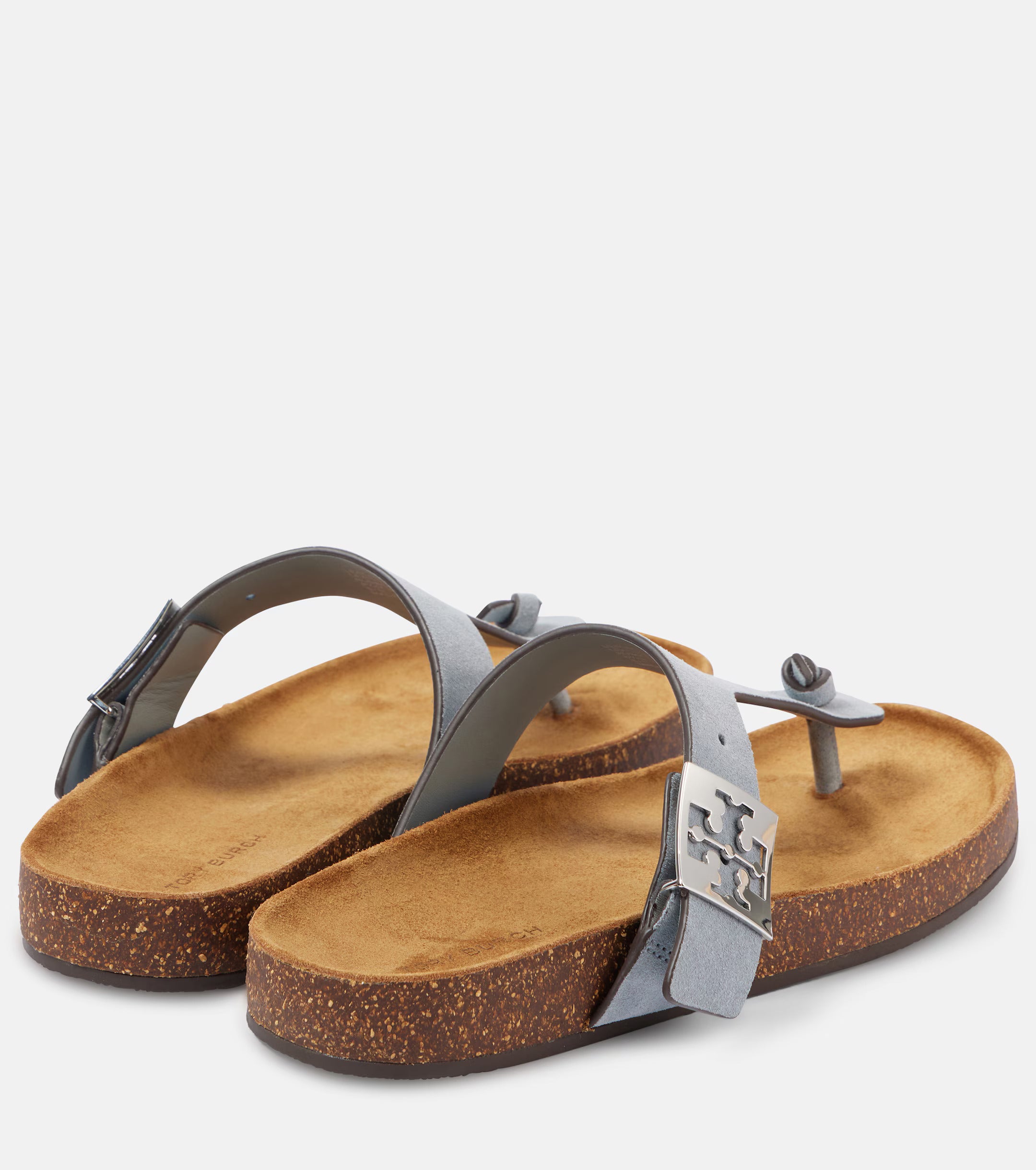 Tory Burch Women's Mellow Thong Sandals, Aria Blue/Avola – Bluefly