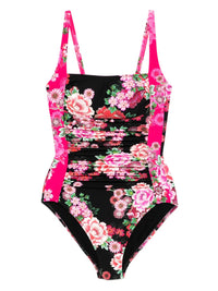 Johnny Was Women's Ruched One-Piece, Blum Blum