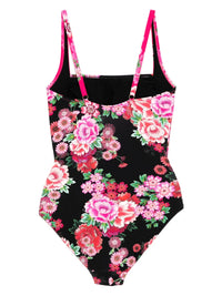 Johnny Was Women's Ruched One-Piece, Blum