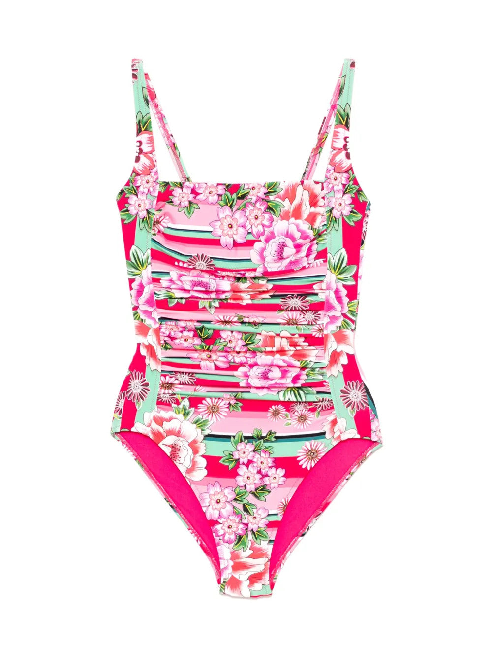 Johnny Was Women's Ruched One-Piece, Bocardi Bocardi
