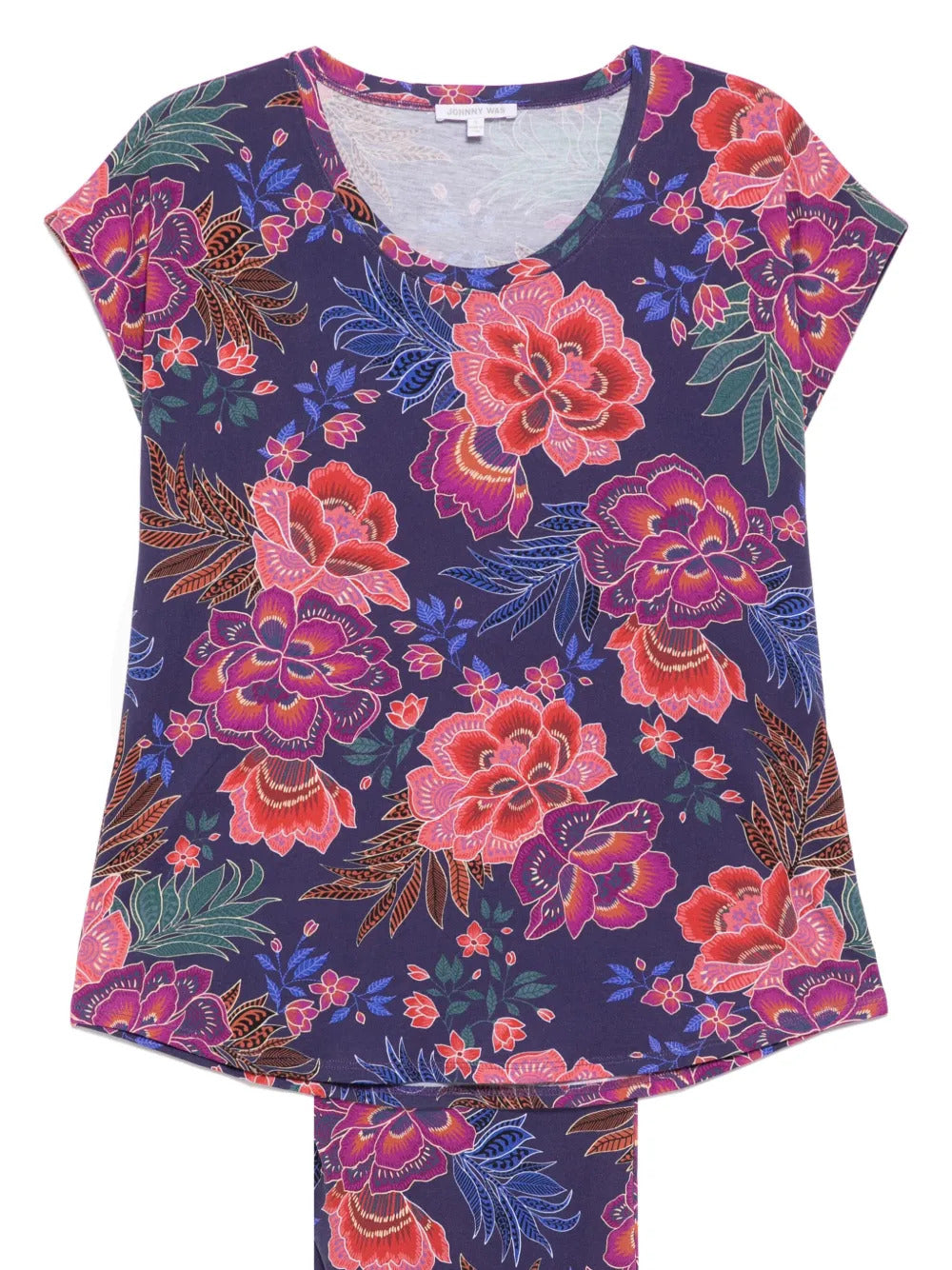 Johnny Was Women's The Bobbie Crop PJ Set, Etta's Garden Etta's Garden