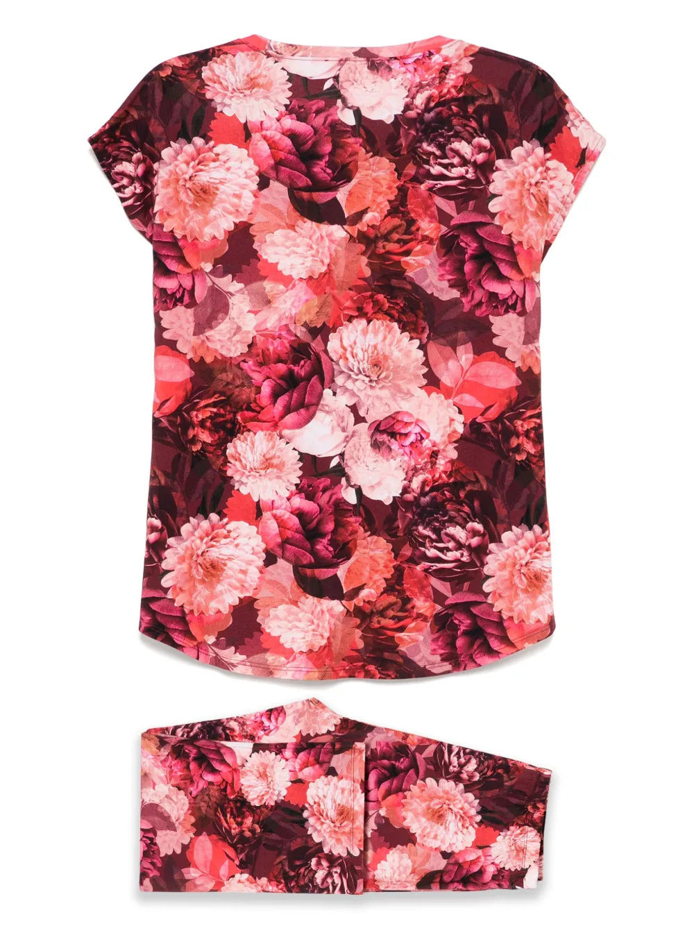 Johnny Was Women's The Bobbie Crop PJ Set, Rosas Rosas