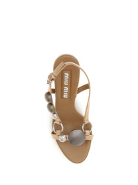 MIU MIU Miu Miu Women Leather Sandals