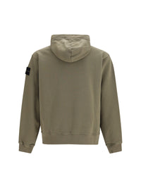 Stone Island Men Hooded Sweatshirt With Front Pocket
